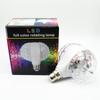 Magic B22 E27 Christmas Party Double-headed Stage Light Bulb Crystal Ball Disco Lamp Rotating Bulb