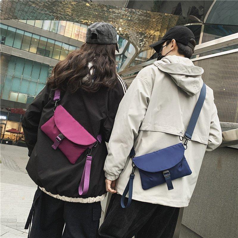 Simple Multifunctional Crossbody Bag - Adjustable Strap, Casual Chest Bag and Shoulder Bag for College Students and Daily Use