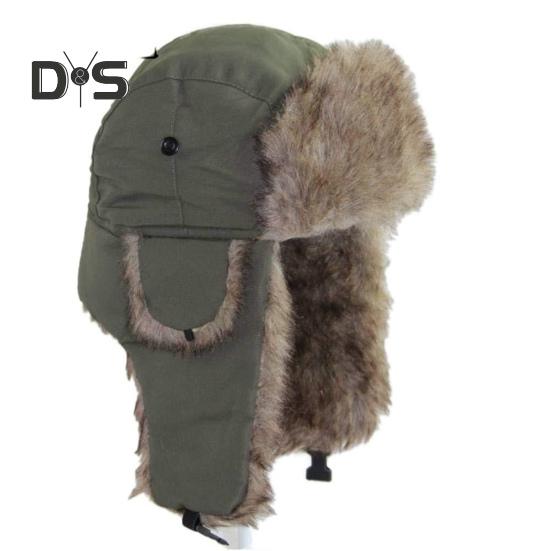 

Мужская зимняя шапка Lei Feng, утолщенная плюшевая защита ушей, пушистая, из искусственного меха, Windoroof, водонепроницаемая, регулируемая, для удержания тепла, для катания на лыжах и коньках армия зеленый