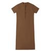 Men's Short Sleeve Muslim Robe Ethnic Style Traditional National Costume Loose Casual Long Gown Daily Wear Arabian Robe