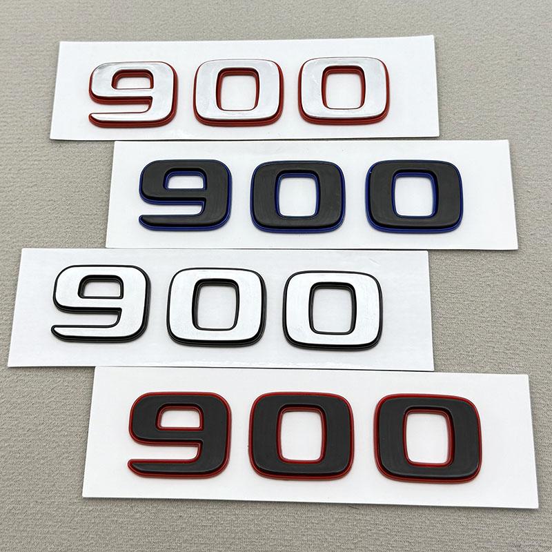 3D ABS Car Sticker Logo 900 EDITION Badge Rear Trunk Emblem Side Fender Decals For Mercedes Benz AMG BRABUS G Class G63 G500 MJ7