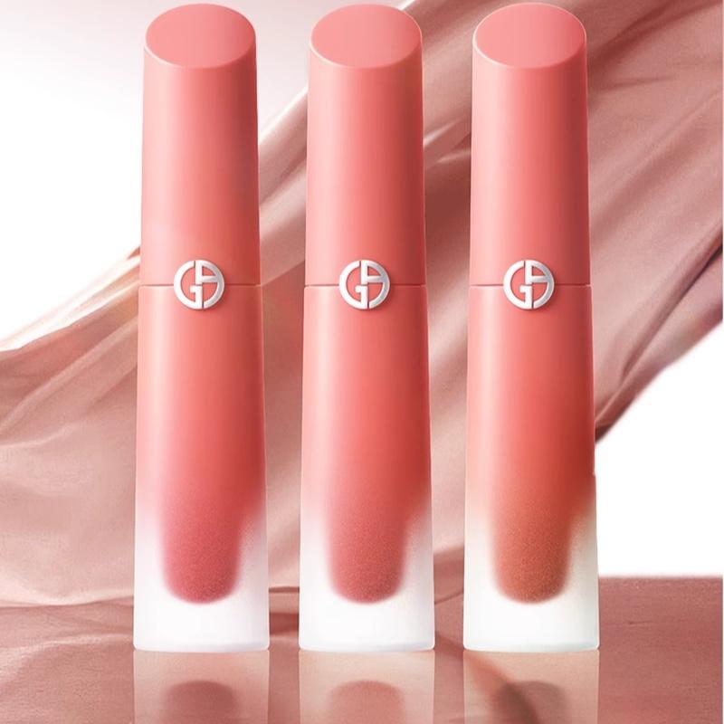 Armani Lip gloss/lip gloss/lip glaze Nude Brown Water Red Tube Satin Moisturizing Lipstick Easy Color Moisturizing Whitening #20 LIVE Brown Aqua Mocha