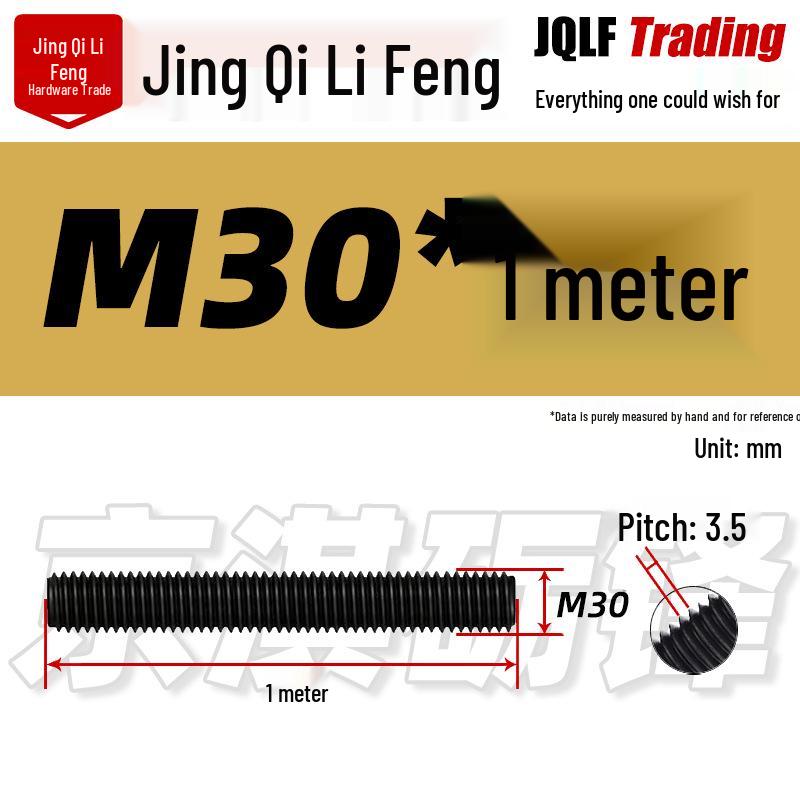 **High-Strength Threaded Rod M6-M48 | Grade 8.8/10.9/12.9 Full Thread Screw Bar**