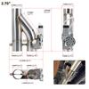 Universal Stainless Steel 304 2.0" 2.25" 2.5" 3" Dual-Valve Electric Exhaust Downpipe Cutout With Remote Wireless Accessories