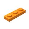 MOC 3623 High-Tech 1x3 Normal Board Accessory Set 20PCS Brick Building Blocks Gift DIY Educational Toys Children Assemblage Toy