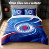Set Biancheria da Letto Design Rangers FC 1 Copripiumino + 2 Federe Morbido Traspirante Biancheria da Letto per la Casa