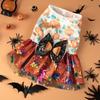 Halloween Dog Costume Funny Dog Dress Pumpkin Pattern Pet Lace Skirt Chihuahua Pug Bichon Puppy Festival Supplies Dog Clothes