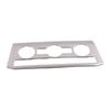 Dashboard Stereo Control Panel Bezel Stainless Steel Mounting System Easy Installation Car Decoration