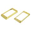 2PCS Guitar Pickup Frame Metal Bridge and Neck Pickups Cover Frame for Musical Instruments