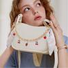 HOT Cherry Strawberry Pendant Girl's Bag Charms Sweet Layered Metal Chain Accessories For HandbagsTote Hanging Ornaments 2025