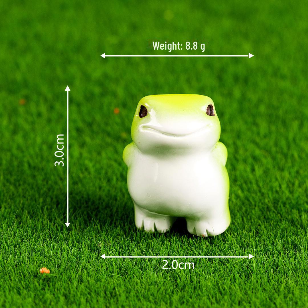 

Креативные мультяшные лягушки из смолы - милые маленькие аксессуары для декора автомобиля и рабочего стола