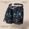 Badehosen für Herren mit Kompressions-Innenhose Stretch Herren Badehose 2 in 1 Schnelltrocknend Laufen Fitnessstudio Badeshorts für Herren