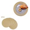 6-teiliges Set Essensmatte, gewebte runde Matte, Geschirr, Tassenunterlage