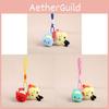 House And Car Plush Toy Keychain With Soft Short Plush For Gift And Phone Decoration