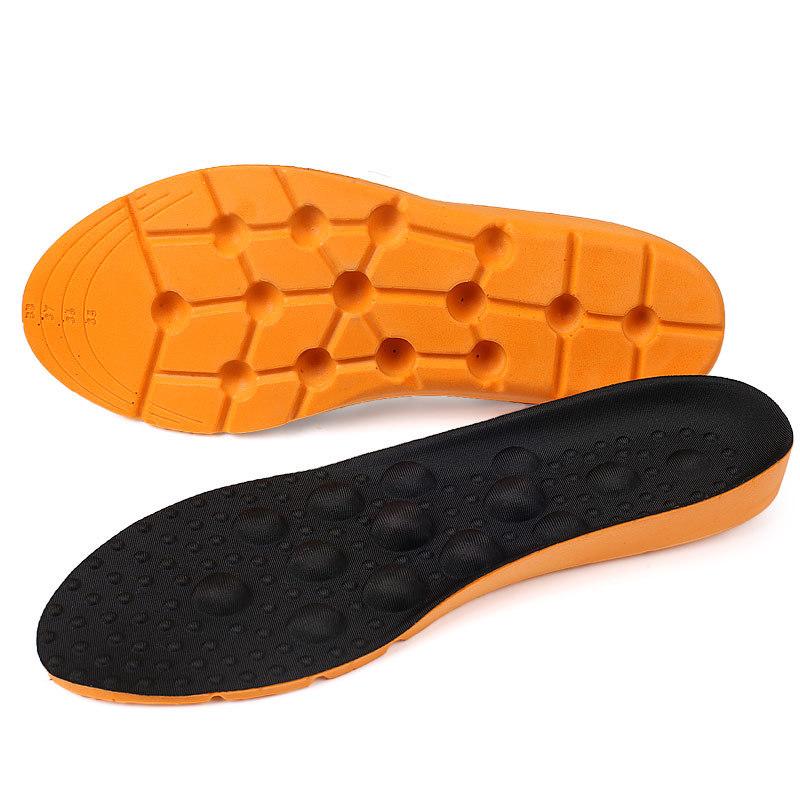 

Massage Insoles Sweat-absorbing, Breathable and Shock-absorbing Full Pads, Soles of The Feet, Bump Massage Pads, Insoles Can Be Cut Freely L (43-46 yards) чорний