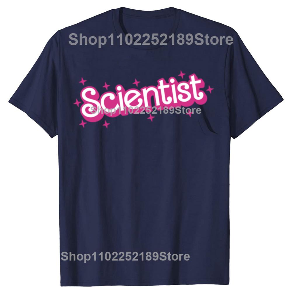 Funny Scientist Science Teacher School Graphic T-shirts Men Women's Fashion Casual Tshirt 100% Cotton Loose Oversized T Shirt