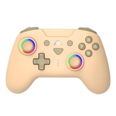 FONLAM Controller for All Switch Compatible with Switch RGB Light Macro Wireless Compatible with and Adjustable Vibration and Fire Models, 2, Gamepad,