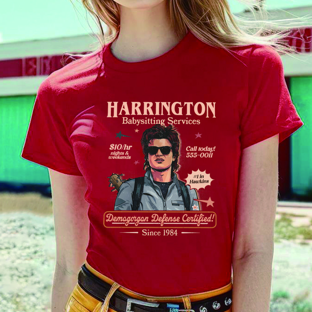 Babysitter Harrington Tshirt Mom of The Year Shirt Retro St5 Graphic Shirts Funny Movie Tshirt Unisex Short Sleeves Tops