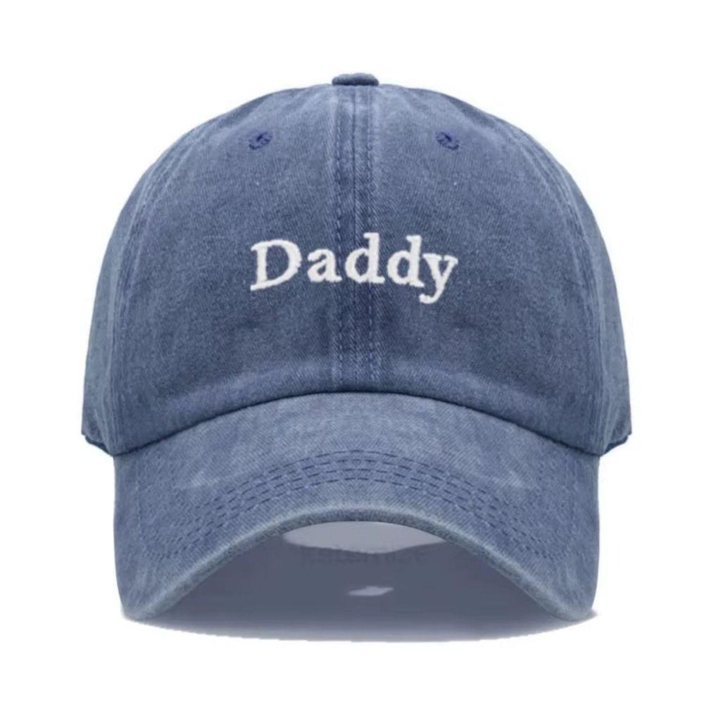 Adjustable Daddy & Mommy Baseball Cap Letter Embroidered Dad Hats  For Man Women