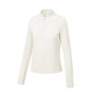 Plain Stand Collar Simple Soft Versatile Long Sleeve T-Shirt Women Tops ATLV366-4