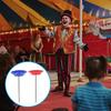 2 Sets with Sticks Juggling Set Rotating Plates and Sticks Circus Acrobatic Performance Props Clown Party Supply