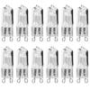 12 Pack G9 Halogen Bulbs 40W JCD Type Light Bulbs Durable Halogen Light Bulbs  Cabinet Lights