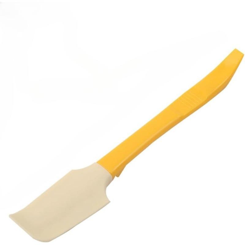 

Многофункциональная силиконовая лопатка-распределитель для джема с консервным ножом на конце, для банки, арахисовой пасты жёлтый