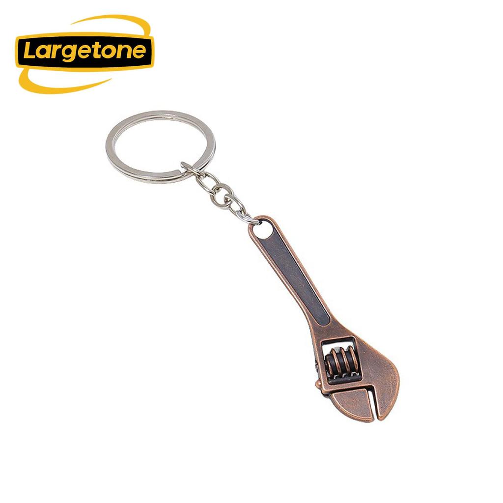 Mini Movable Wrench Zinc Alloy Keychain - Creative Car Pendant Gift