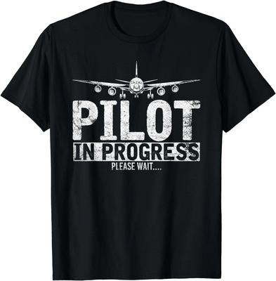 Funny Copilot Gift Flight Pilot In Progress Future Pilot Gift Unisex T-Shirt