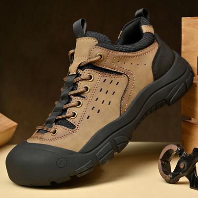Fashionable Outdoor Men Lace Up Comfortable and Durable for Mountaineering High-quality Men Non Slip Rubber Outsole Sports Shoes