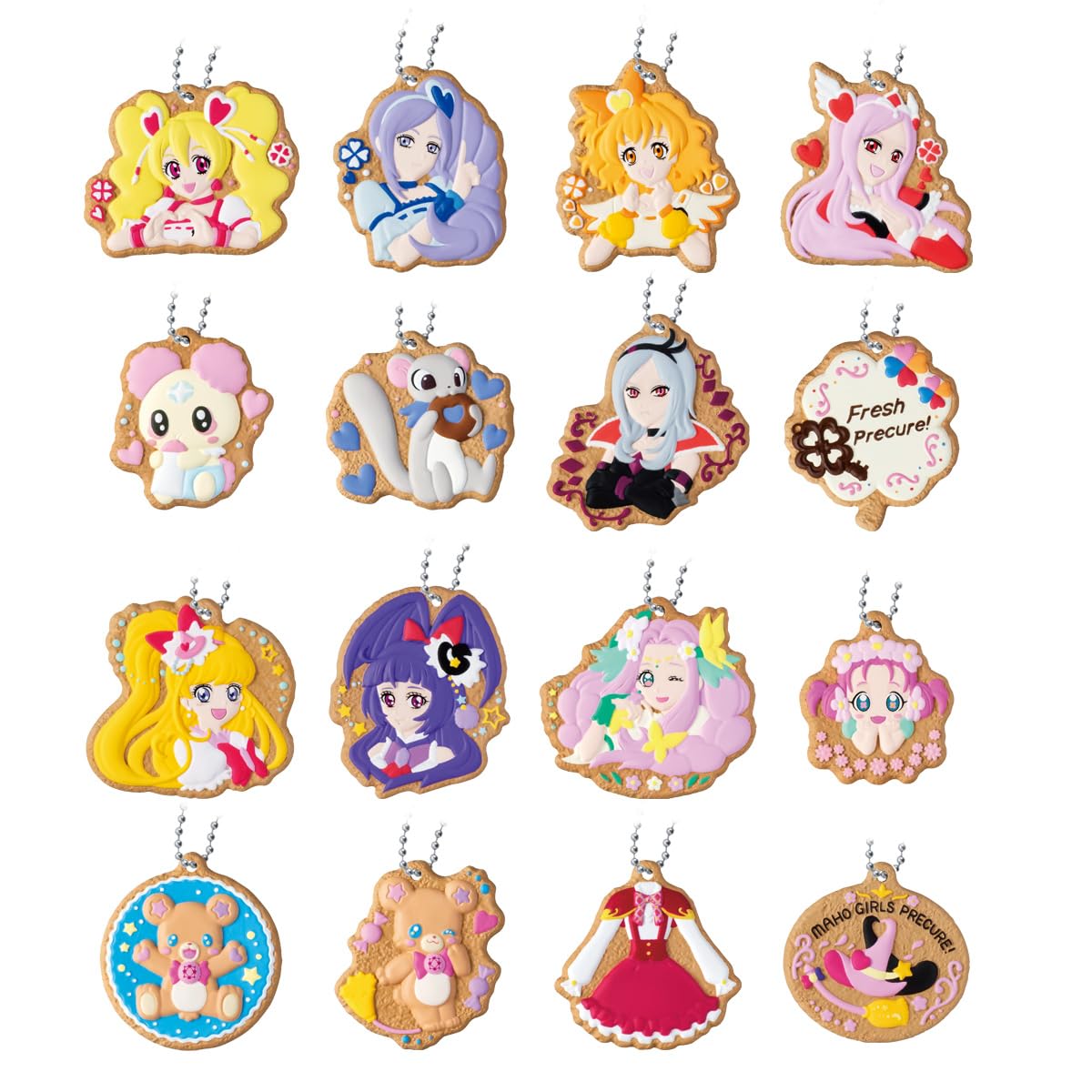 

PreCure Cookie Charm Cot 2 конфеты-жвачки [Bandai] (14 штук) Игрушка/Жевание (Серия PreCure)