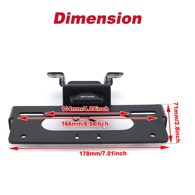 For Triumph Rocket 3 R / GT -2025 Rocket 3 Storm R/GT Motorcycle Rear Tail Tidy Fender Eliminator Kit License Plate Holder