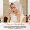 Solid Color Wedding Hijab Lace Trim Cathedral Veil Vintage Bridal Headscarf  Church Ceremony