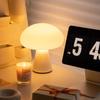 Medieval Mushroom Table Lamp, Small Night Lamp, Cream Wind Net, Red Bedroom Atmosphere Lamp, Bedside Table Lamp, Gift Lamp
