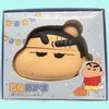 New POP MART Shinnosuke Nohara Crayon Shin Chan Characters, Bump, Headphone Protective Cover Trend Based Products PPMT-2401-0055