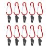 Wind Proof Tarpaulin Alligators Clips Tighten Lock Grip with Carabiner Outdoors