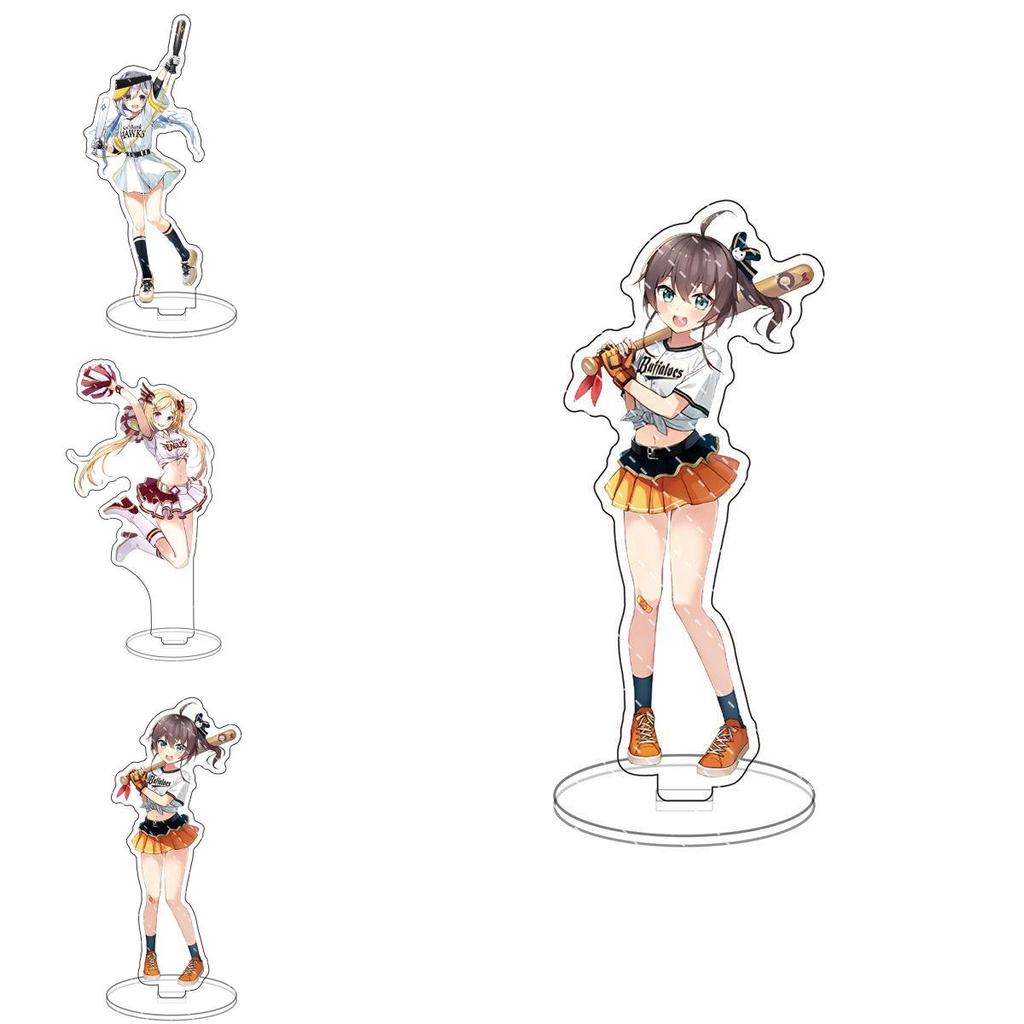 Exquisite Hololive Acrylic Stand Figure Featuring Aqua Akai Shirakami Pekora Natsuiro Inugami Sakura