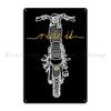Ride It Metal Sign Poster Character Club Kitchen Wall Plaque Retro Tin Sign Poster