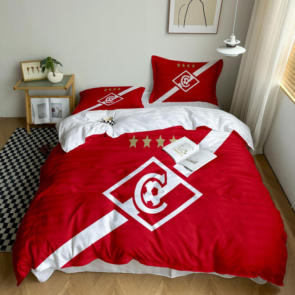 Spartak Moscow Duvet Cover Set EU Single Double King US Twin Full Queen Size  Bedclothes