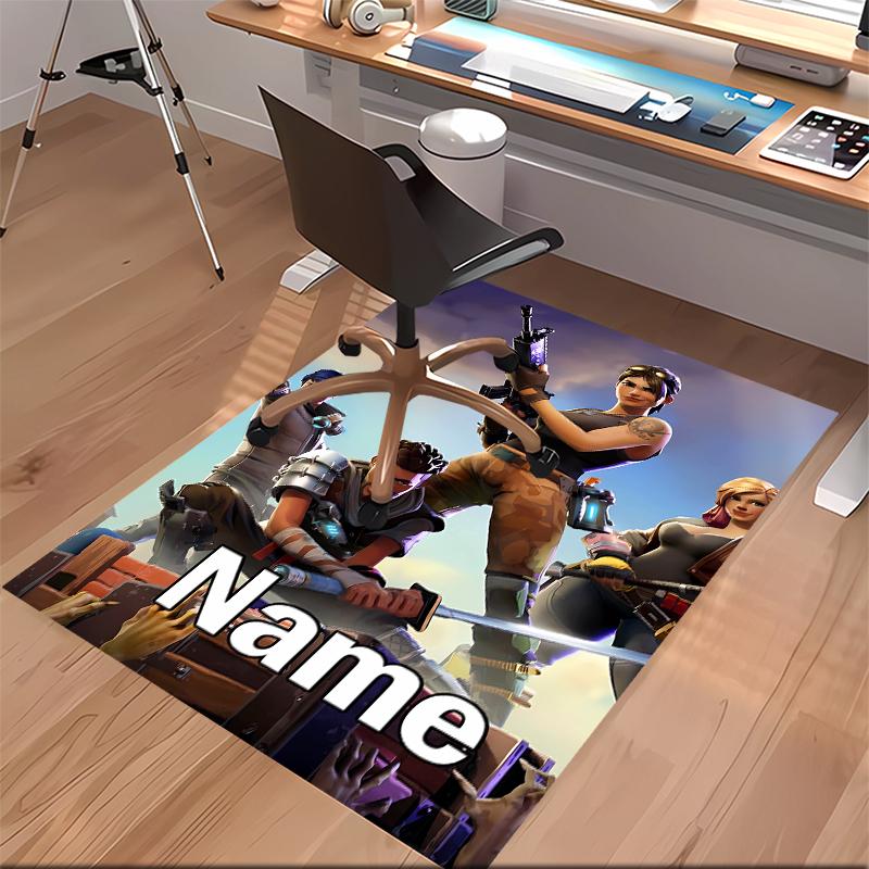 Custom personalization Fortnite Print Area Rug - Soft, Washable Non-Slip Indoor Mat,Living Room,Home&Office Decorative Rug