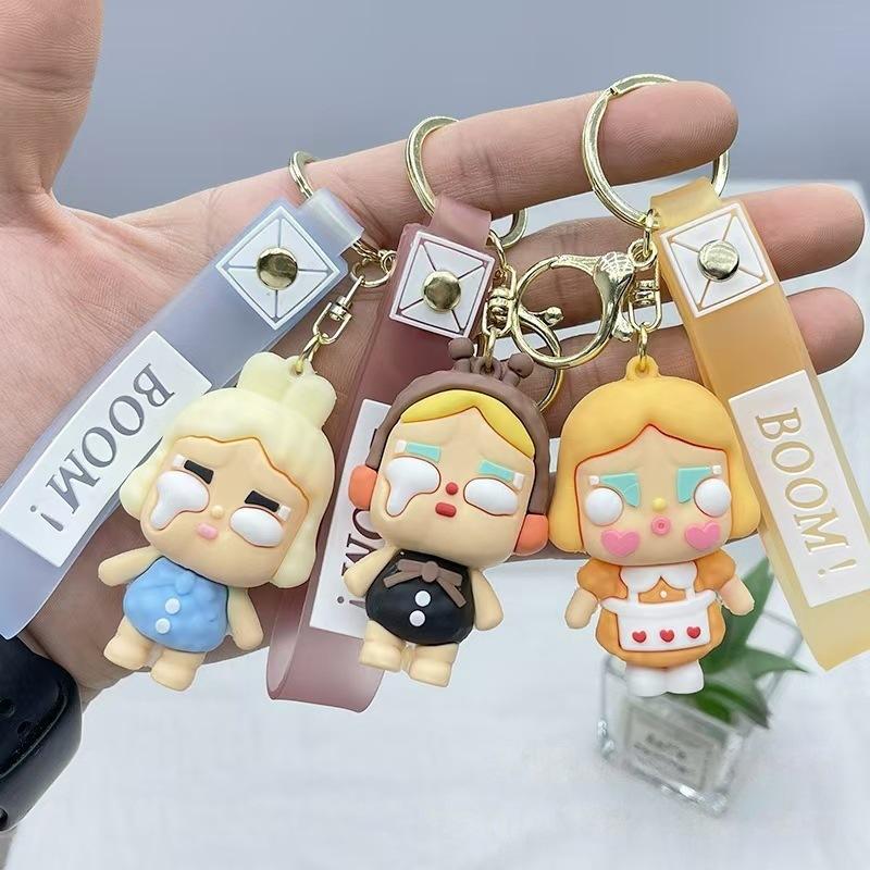Tide Play Blind Box Keychain Doll Pendant Schoolbag Pendant Soft Glue Jewelry Small Gift