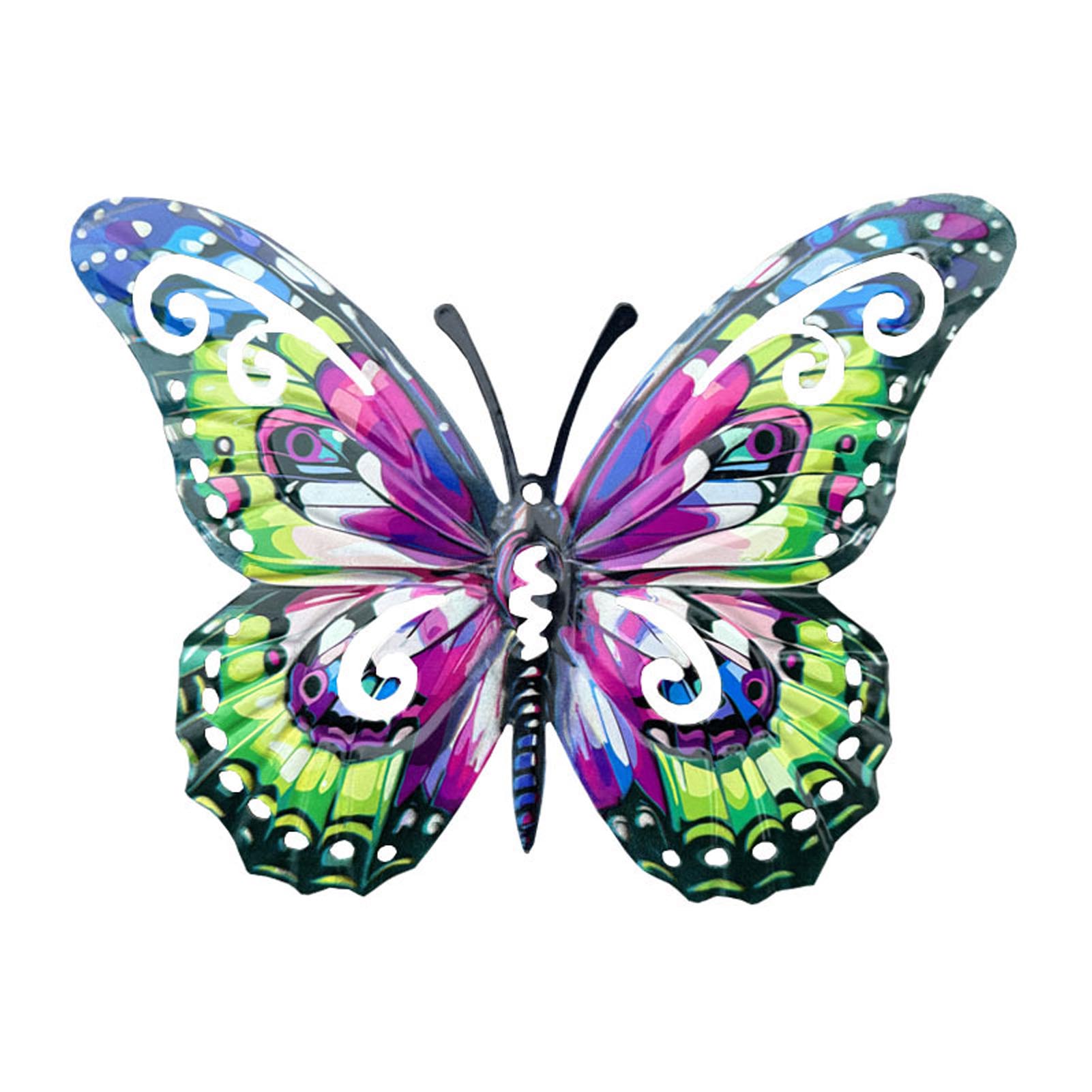 

Уличные металлические бабочки, садовый настенный декор, большие украшения для садового забора