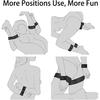 Sex Ropes and Restraints Bed Bondaged Straps Bed Chair BDSM Toys Sweater | Bed Tied up Sex Resistance Bands with Ankle Strap Door Frame Sex Cuff