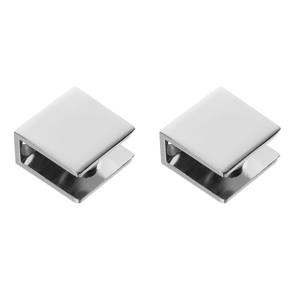 2pcs Thicken Alloy Board Support Plank Clip Glass Shelf Support Glass Clamp Glass Shelf