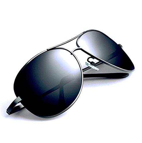 Sunglasses Polarized Teardrop UV Cut 3D Frame Classic Design Mens