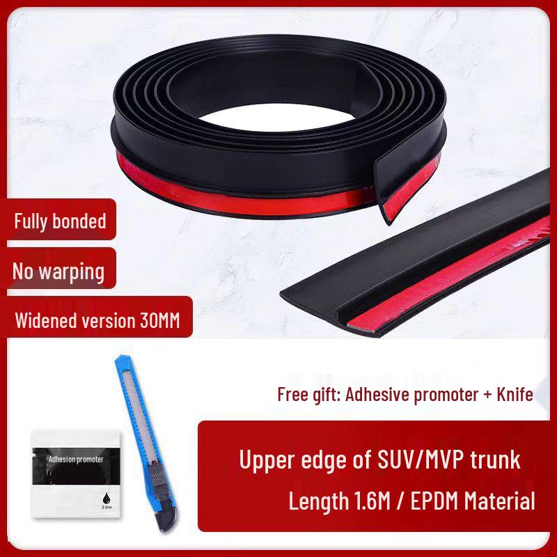 Trunk-Specific Dustproof Soundproof Tailgate Sealing Strip