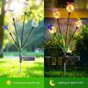 6/8 Head Butterfly Solar Garden Lights Waterproof Solar Landscape Lights  Lawn Lighting