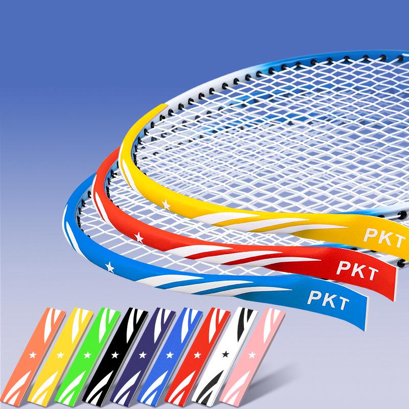 Αόρατος Προστατευτήρας Πλαισίου Ρακέτας Μπάντμιντον: Διαφανής Αυτοκόλλητη Ταινία Άκρης, Αντι-Φθοράς, Προστασία από Ξεφλούδισμα Βαφής, Σχεδιασμός Χωρίς Μαρκάρισμα.