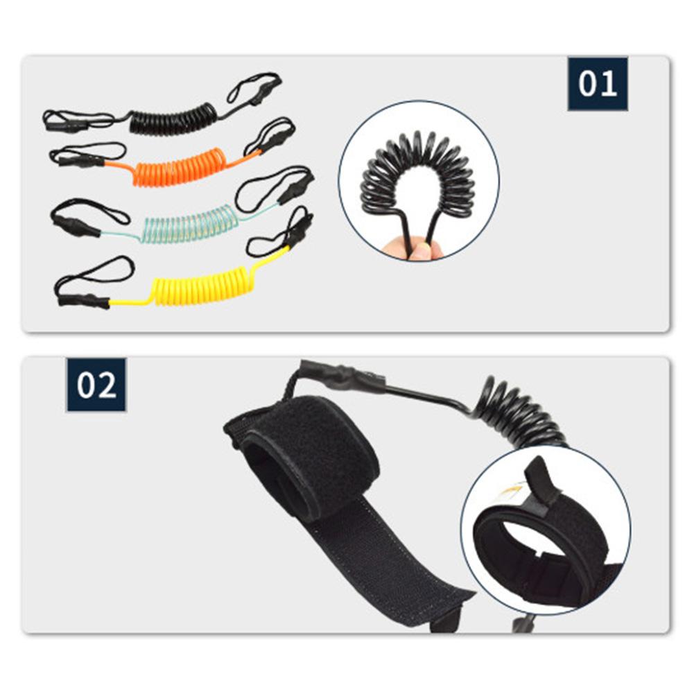 Surfing Kayak Leash Rope Boat Safety Paddle Stand Up Paddle Surfing Safety Hand Rope For Surfboard Surfing
