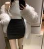 Women's Solid Color High-Waisted Bodycon Pencil Skirt - Summer Slim Fit A-line Skirt